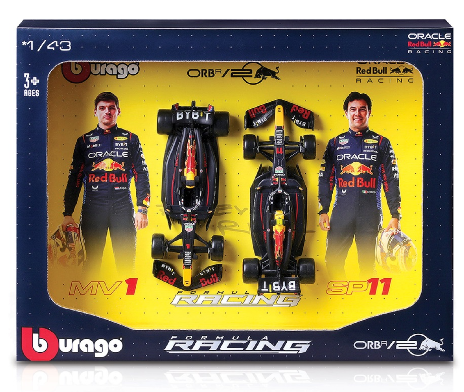 Bburago F1 Gift Set 1:43 2024 Red Bull Racing RB20 - 2 piece Gift Pack
