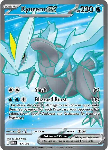 Kyurem EX - Secret Rare - 157/086