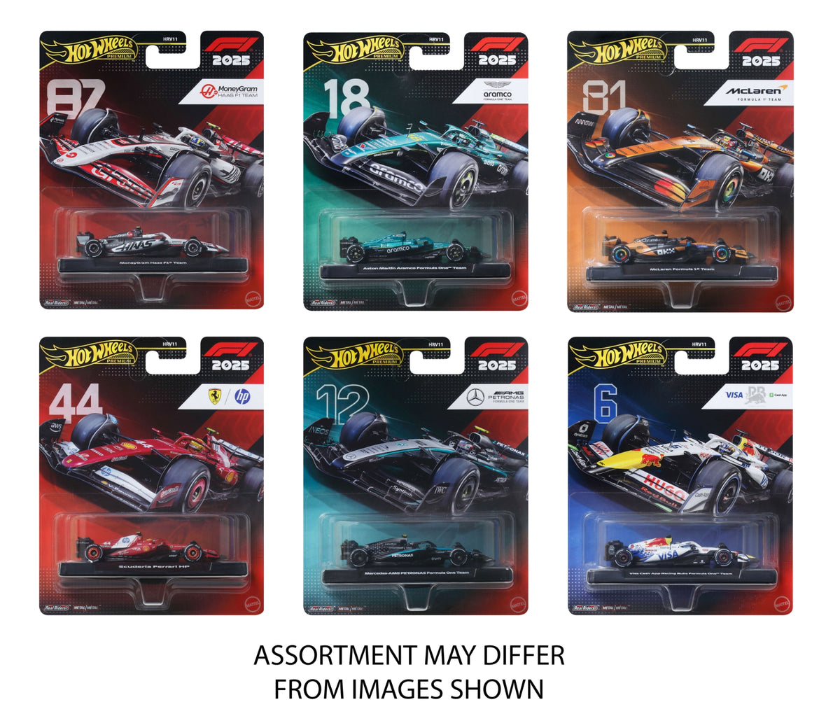 Hot Wheels Formula 1 assorted