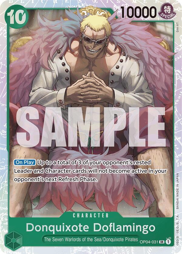 Donquixote Doflamingo (Reprint) OP04-031 (Premium Booster -The Best-)  - Foil