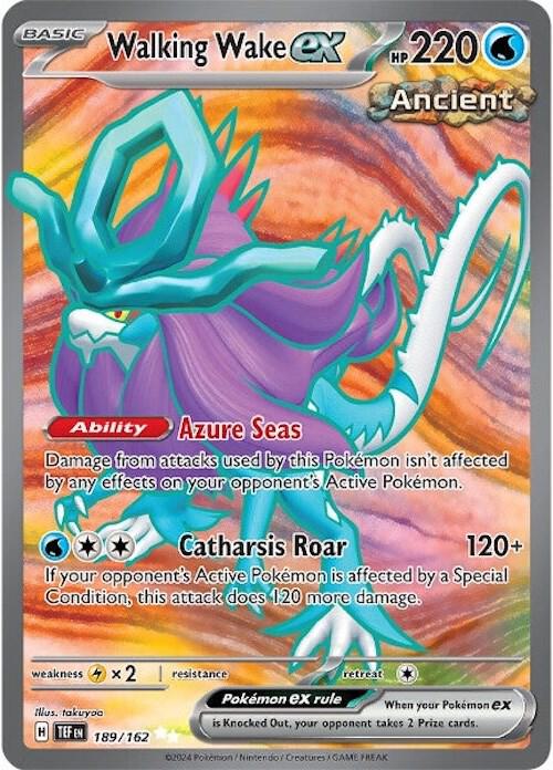 Walking Wake ex 189/162 (SV05: Temporal Forces)  - Holofoil