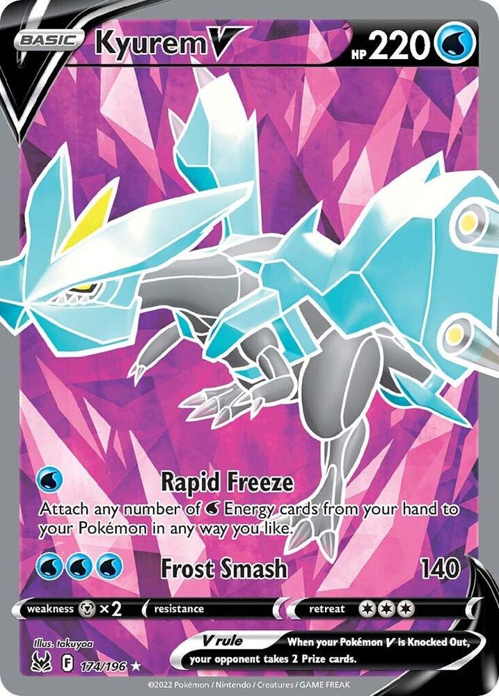 Kyurem V 174/196 (SWSH11: Lost Origin)  - Holofoil