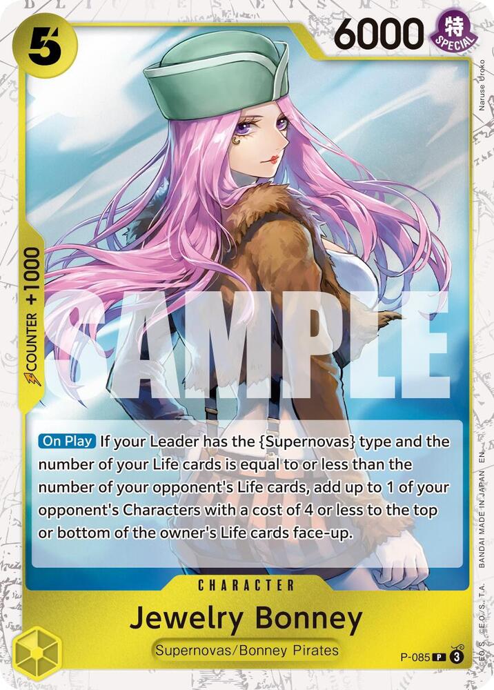 Jewelry Bonney P-085 (Premium Booster -The Best- Vol. 2)  - Pirate Foil