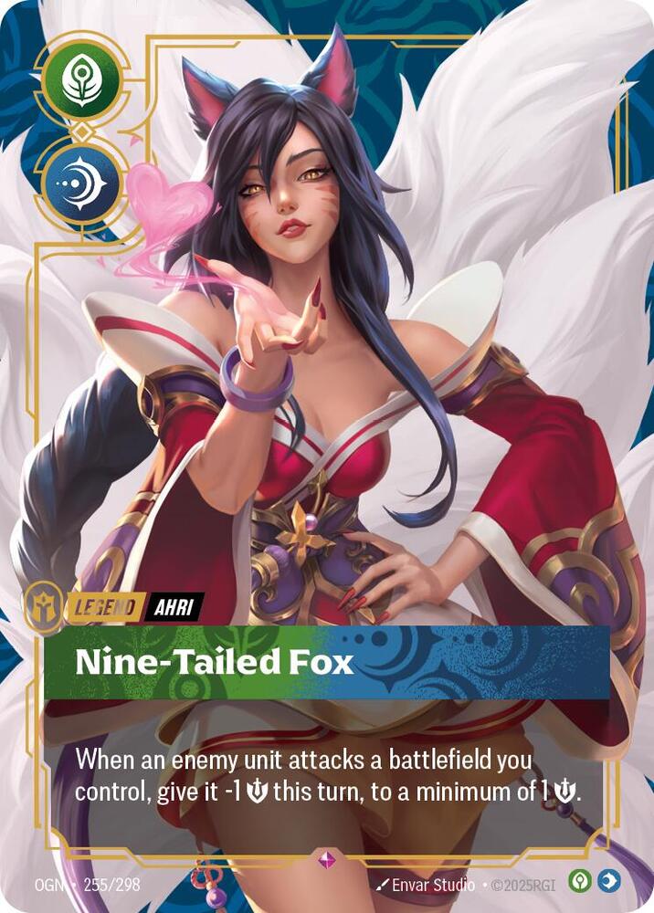 Ahri - Nine Tailed Fox 255/298 (Origins)  - Foil