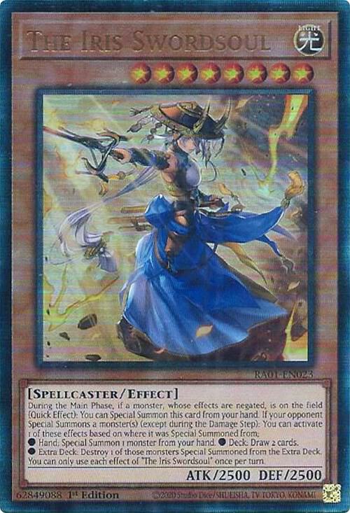 The Iris Swordsoul PUR RA01-EN023 (25th Anniversary Rarity Collection)  - 1st Edition