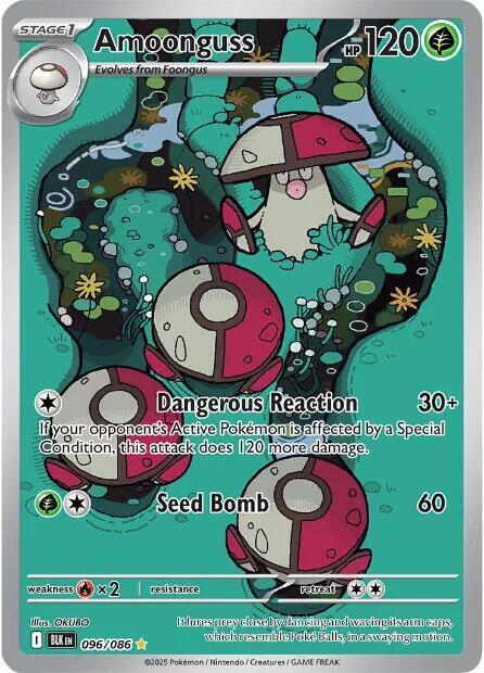 Amoonguss 096/086 (SV: Black Bolt)  - Holofoil