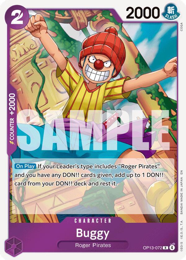 Buggy OP13-072 (Carrying On His Will)  - Foil