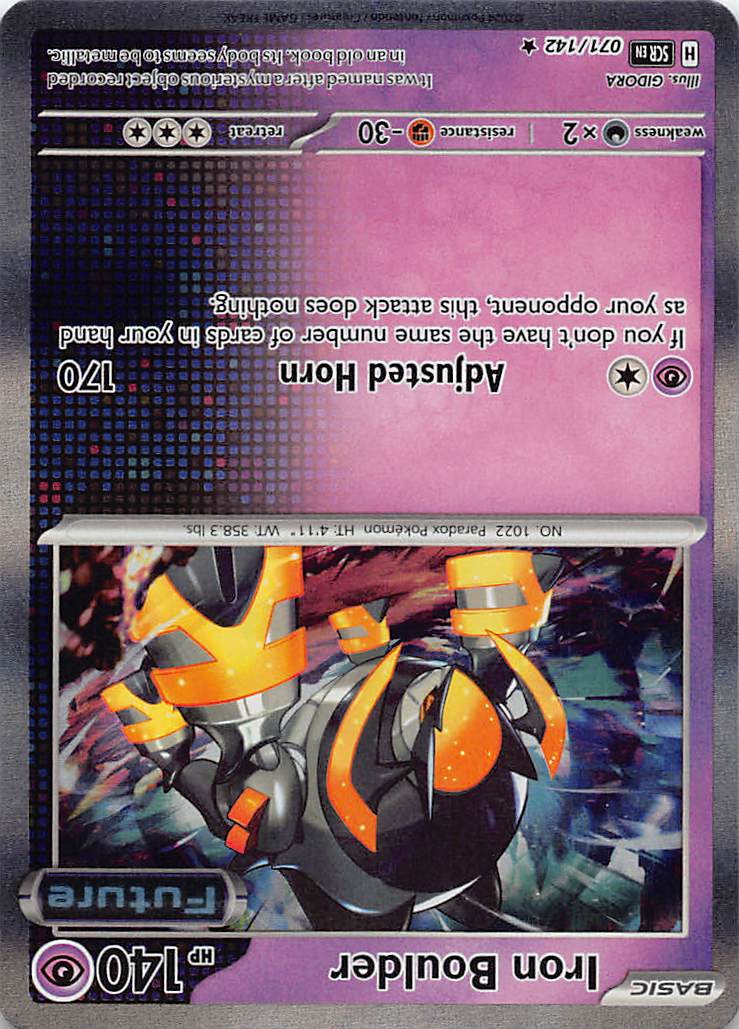 Iron Boulder - 071/142 - Holo Rare