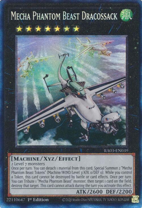 Mecha Phantom Beast Dracossack PCR RA03-EN039 (Quarter Century Bonanza)  - 1st Edition