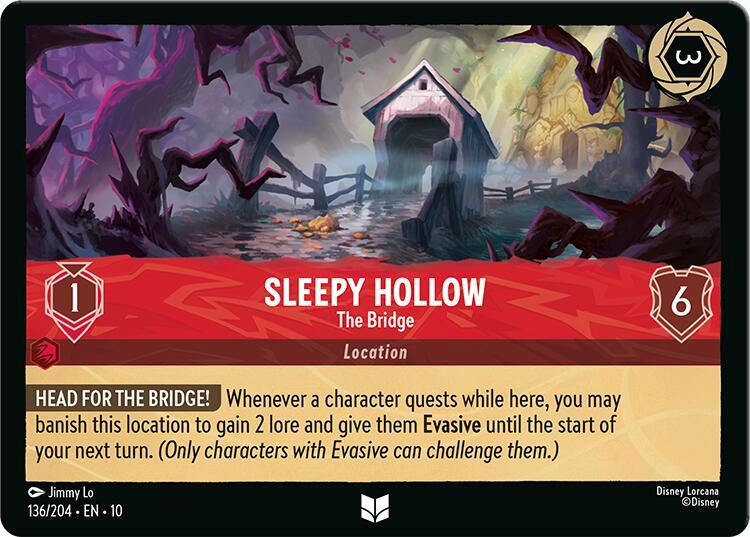 Sleepy Hollow, The Bridge 136/204 (Whispers in the Well)  - Cold Foil