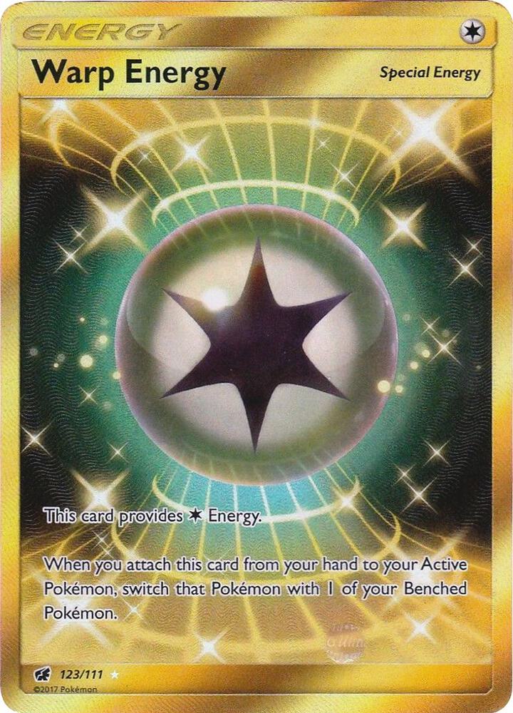 Warp Energy 123/111 (SM - Crimson Invasion)  - Holofoil