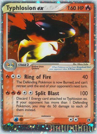 Typhlosion ex 99/100 (Sandstorm)  - Holofoil