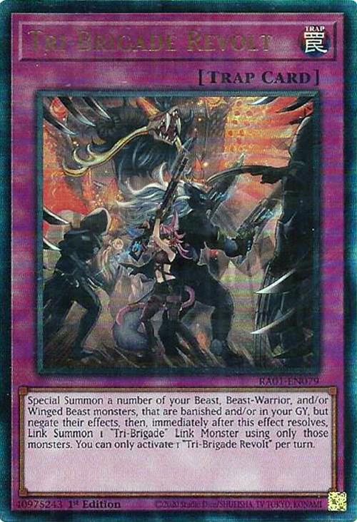 Tri Brigade Revolt PUR RA01-EN079 (25th Anniversary Rarity Collection)  - 1st Edition