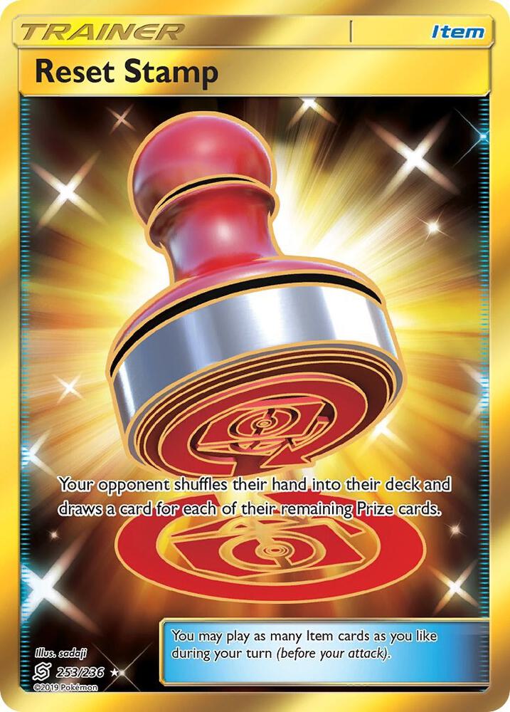 Reset Stamp Secret 253/236 (SM - Unified Minds)  - Holofoil