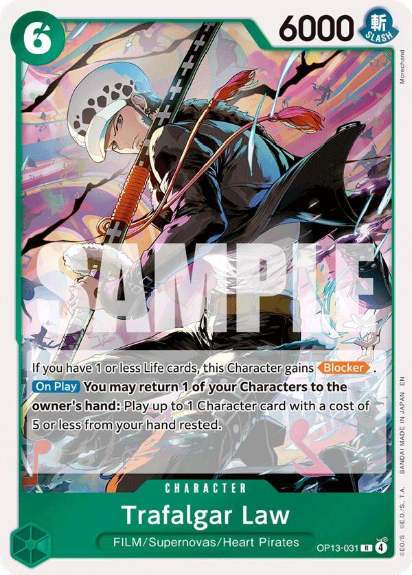 Trafalgar Law OP13-031 (Carrying On His Will)  - Foil