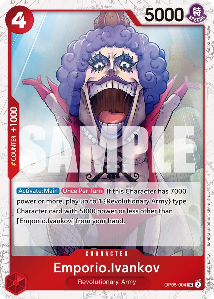 Emporio.Ivankov OP05-004 (Premium Booster -The Best- Vol. 2)  - Pirate Foil