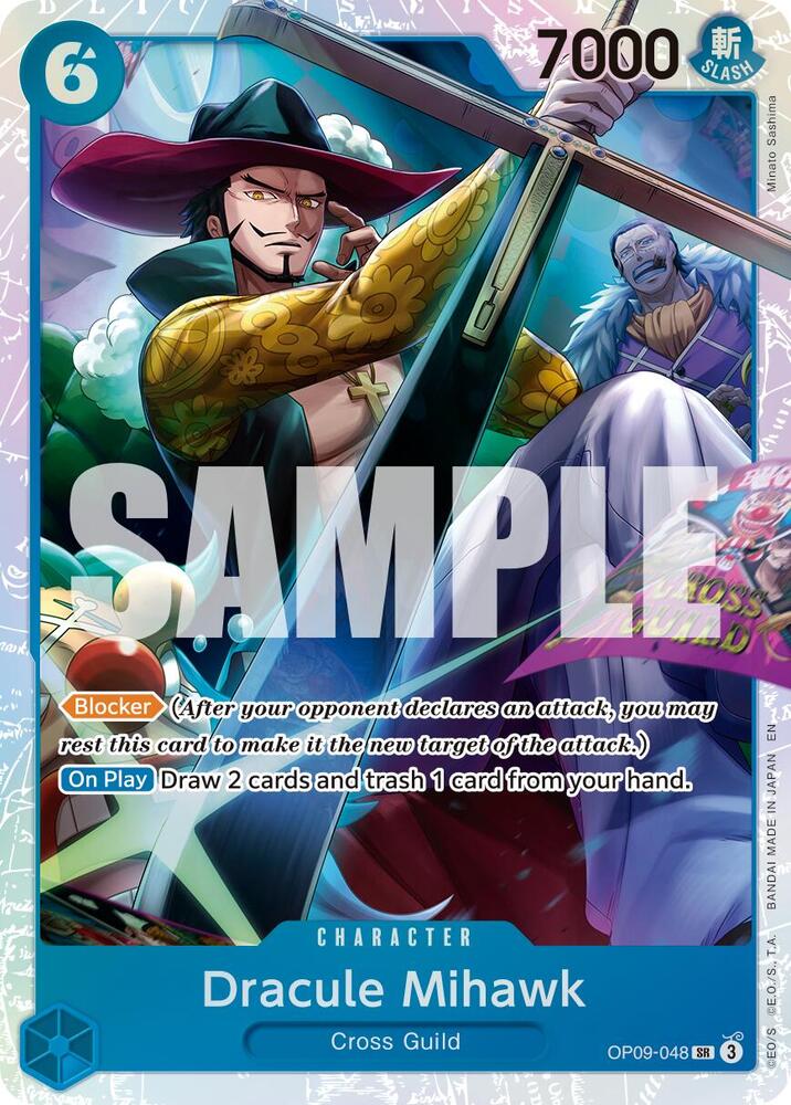 Dracule Mihawk (Reprint) OP09-048 (Premium Booster -The Best- Vol. 2)  - Foil