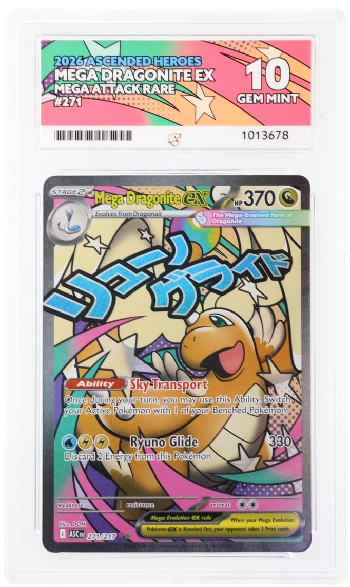 Mega Dragonite EX Mega Attack Rare 271/217 ACE 10