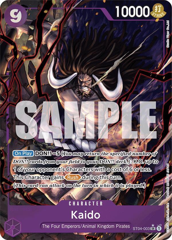Kaido ST04-003 (Premium Booster -The Best-)  - Alternate Art Foil