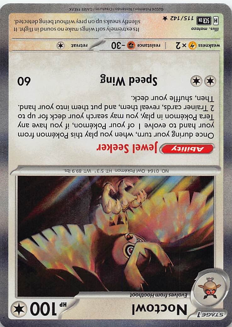 Noctowl - 115/142 - Holo Rare