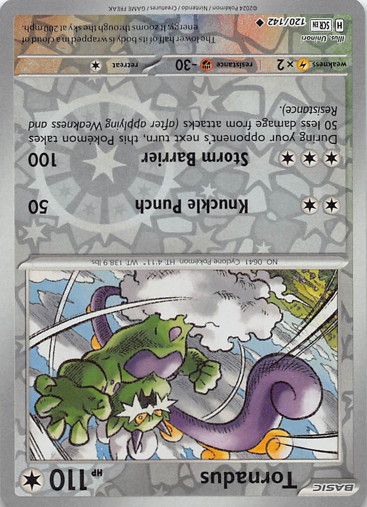 Tornadus - 120/142 - Uncommon Reverse Holo