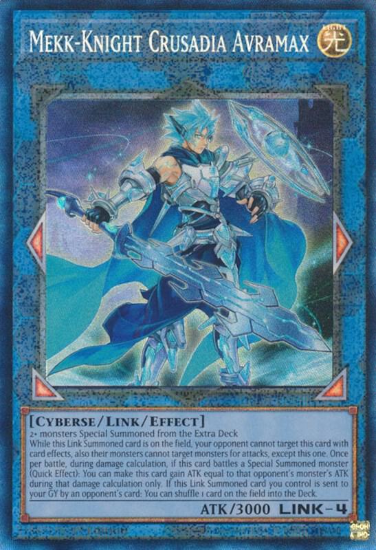 Mekk Knight Crusadia Avramax PCR RA01-EN044 (25th Anniversary Rarity Collection)  - 1st Edition