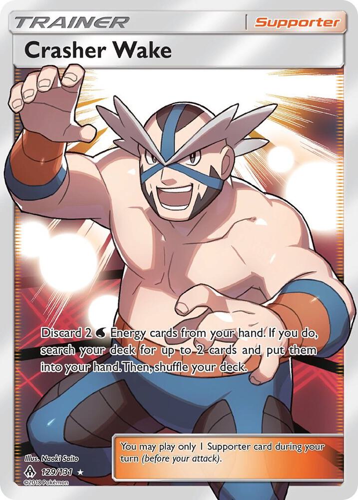 Crasher Wake 129/131 (SM - Forbidden Light)  - Holofoil