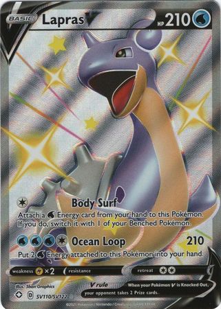 Lapras V - SV110/SV122 - Shiny Rare - Shining Fates