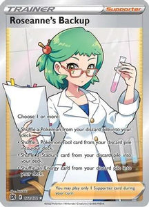Roseanne's Backup - 172/172 - Full Art Ultra Rare - Sword & Shield: Brilliant Stars