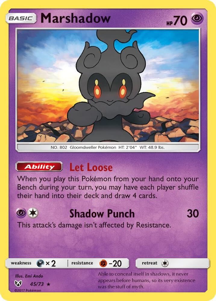 Marshadow 45/73 (Shining Legends)  - Holofoil