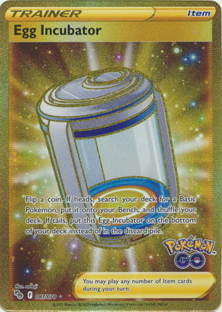 Egg Incubator - 087/078 - Secret Rare - Pokemon Go