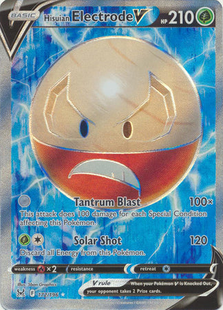 Hisuian Electrode V - 172/196 - Full Art Ultra Rare