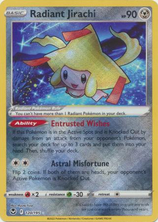 Radiant Jirachi - 120/195 - Radiant Rare