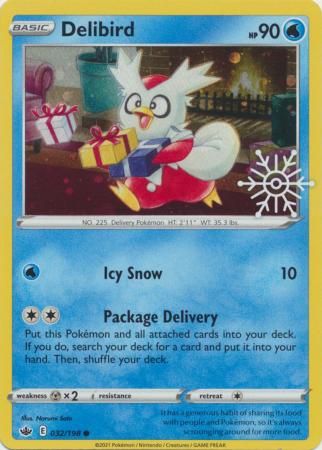 Delibird - 032/198 - Advent Calendar Holo Promo