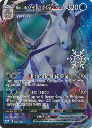 Ice Rider Calyrex VMAX - 046/198 - Advent Calendar Holo Promo