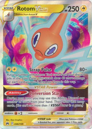 Rotom VSTAR - 046/159 - Ultra Rare - Crown Zenith