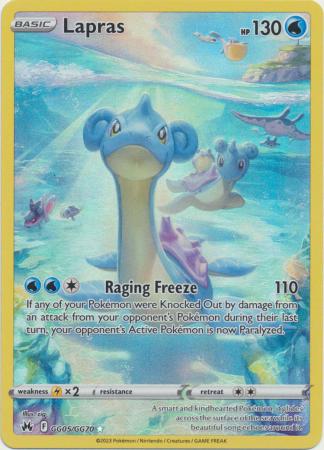 Lapras Crown Ultra Rare GG05/GG70