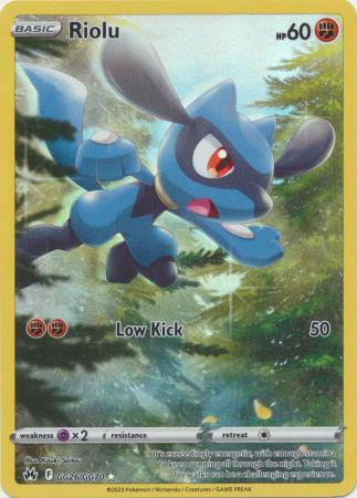 Riolu - GG26/GG70 - Holo Rare - Crown Zenith