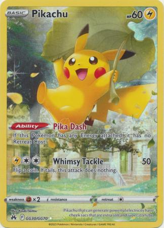 Pikachu - GG30/GG70 - Holo Rare - Crown Zenith