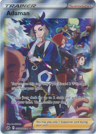 Adaman - GG57/GG70 - Full Art Ultra Rare - Crown Zenith
