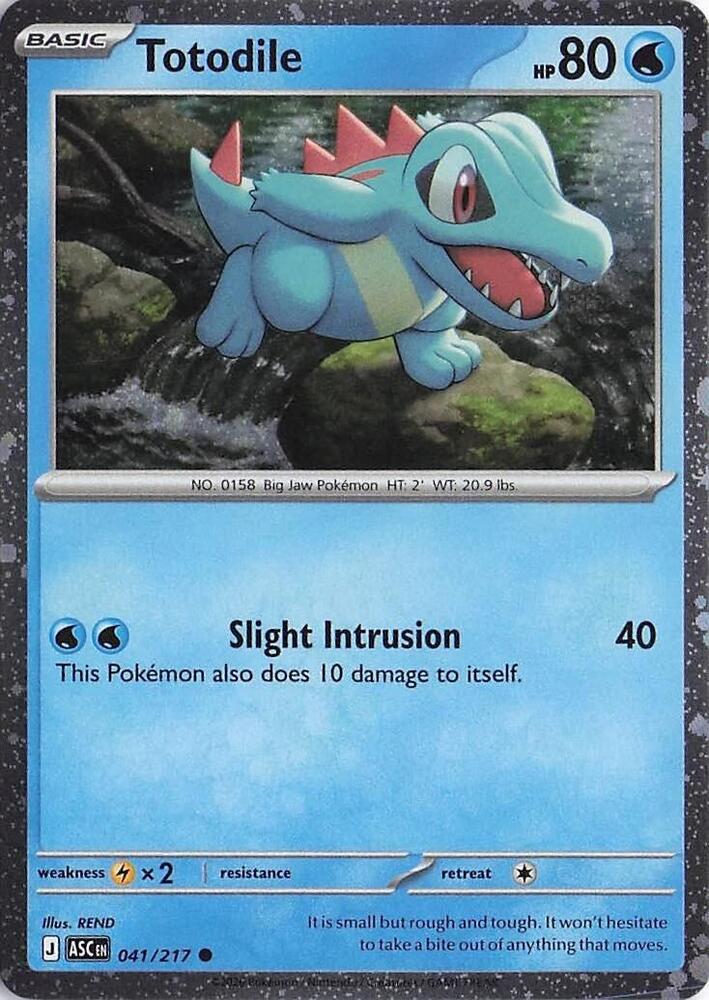 Totodile 041/217 (Miscellaneous Cards & Products)  - Cosmo Holofoil
