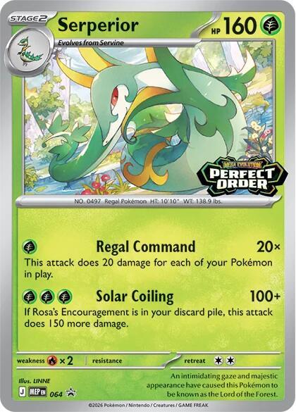 Serperior - Perfect Order Stamped 064 (ME: Mega Evolution Promo) 