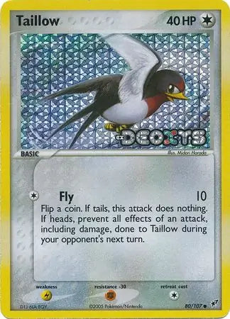 Taillow 80/107 (Deoxys)  - Reverse Holofoil