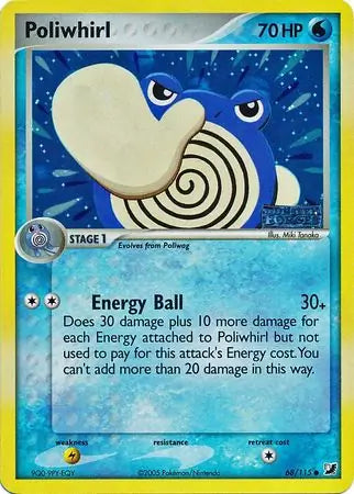 Poliwhirl 68/115 (Unseen Forces)  - Reverse Holofoil