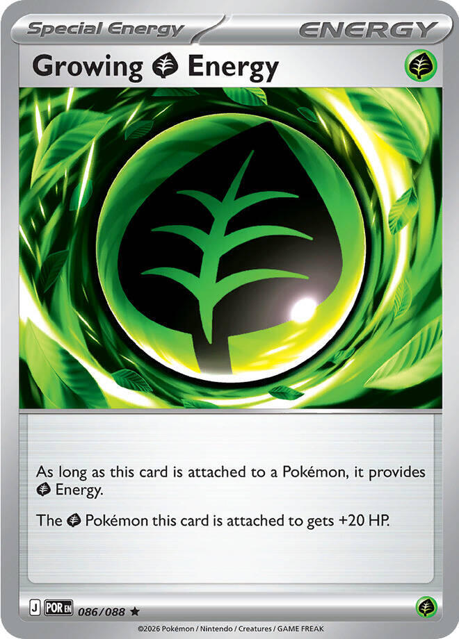 Growing Grass Energy 086/088 (ME03: Perfect Order)  - Reverse Holofoil