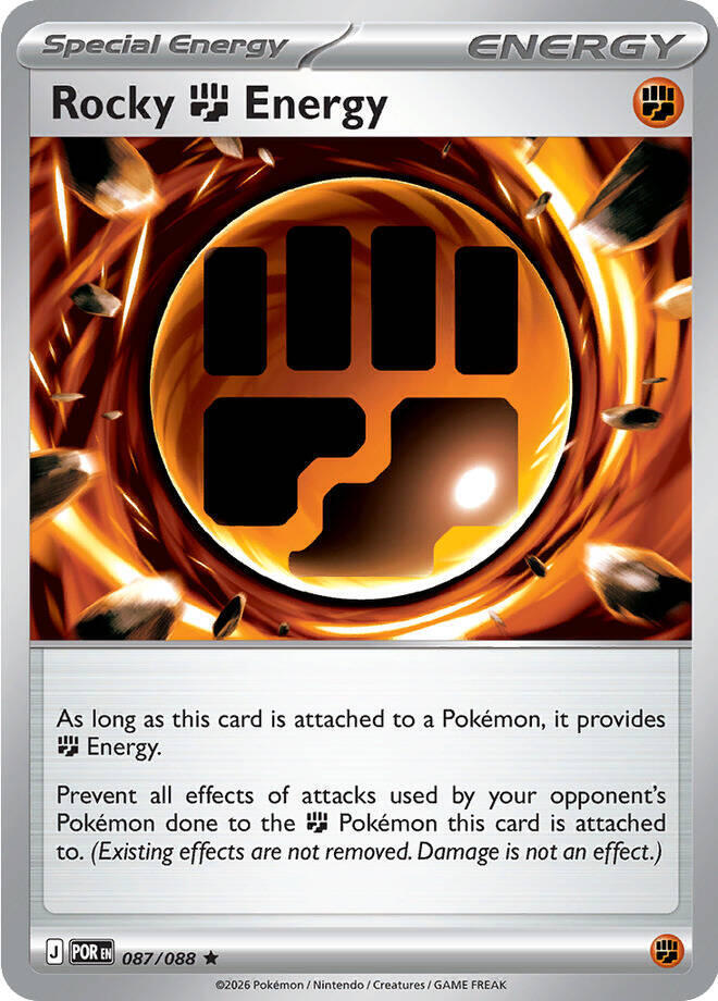 Rocky Fighting Energy 087/088 (ME03: Perfect Order)  - Reverse Holofoil