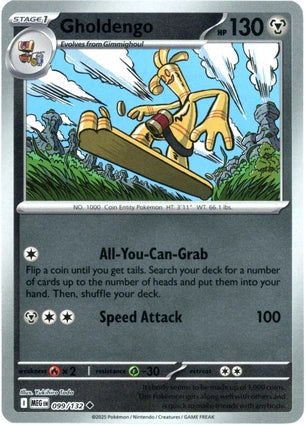 Gholdengo 099/132 (ME01: Mega Evolution)  - Reverse Holofoil