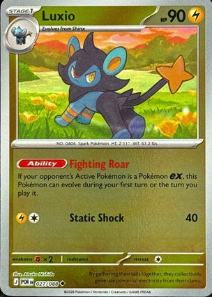 Luxio 027/088 (ME03: Perfect Order)  - Reverse Holofoil