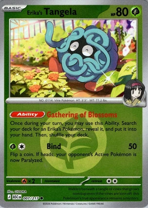 Erika's Tangela 007/217 (ME: Ascended Heroes)  - Energy Holofoil