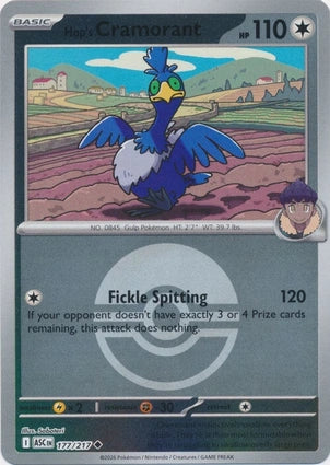 Hop's Cramorant Poke Ball 177/217 (ME: Ascended Heroes)  - Poke Ball Holofoil